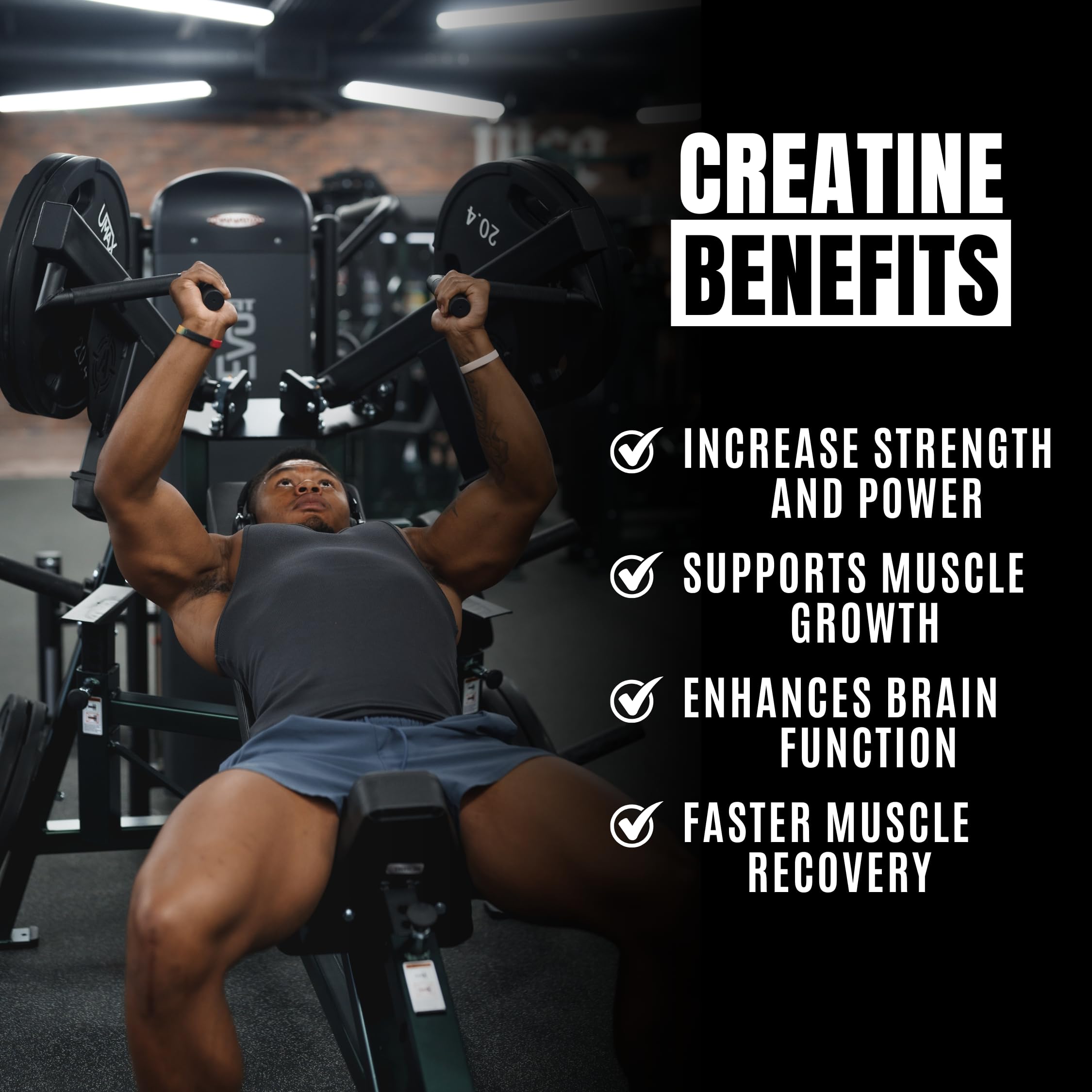 Ekkovision Creatine Monohydrate Capsules, Micronized, Unflavored Creatine Supplement for Men & Women, Pre Workout & Post Workout Support, Easy-to-Swallow, 800 Capsules, 200 Servings - Image 6
