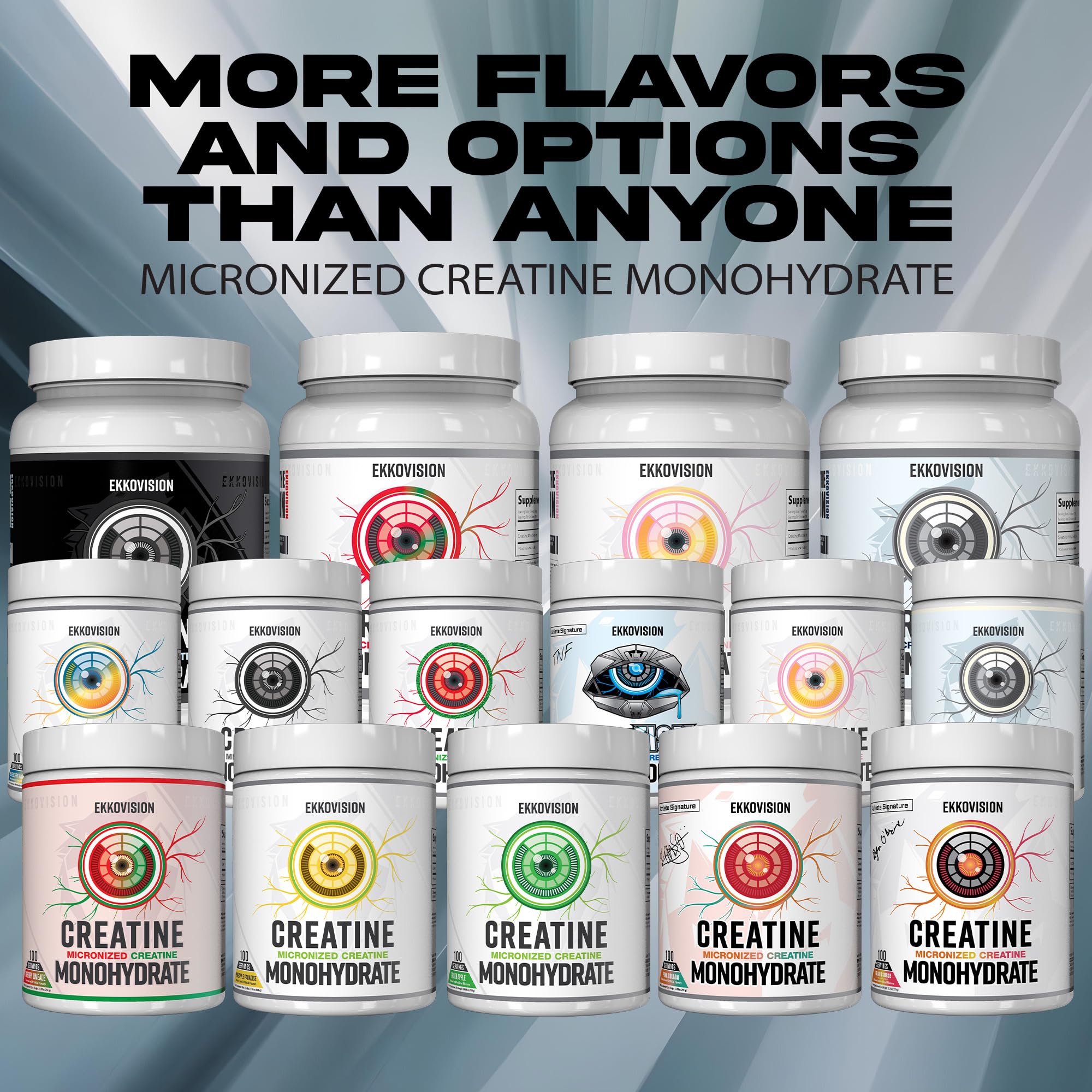 Ekkovision Creatine Monohydrate Powder, Micronized, Unflavored, Pre Workout & Post Workout Supplement for Men and Women, Energy Support, Easy to Mix in Shakes, Smoothies & Beverages, 100 Servings - Image 3