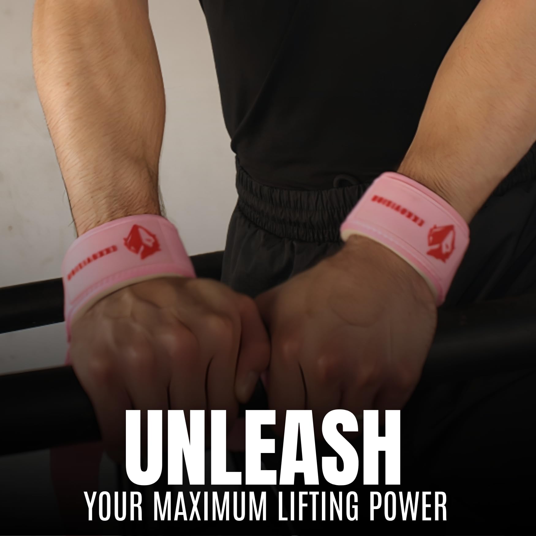 Weight Lifting Straps, Wrist Support for Men, Heavy Duty Thick Comfortable Lifting Straps, Secure Fit, Enhanced Grip, Straps for Weightlifting & Gym Training, Black - Image 4